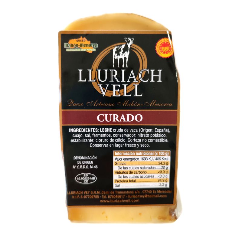 Queso Curado LLuriach Vell 1/8